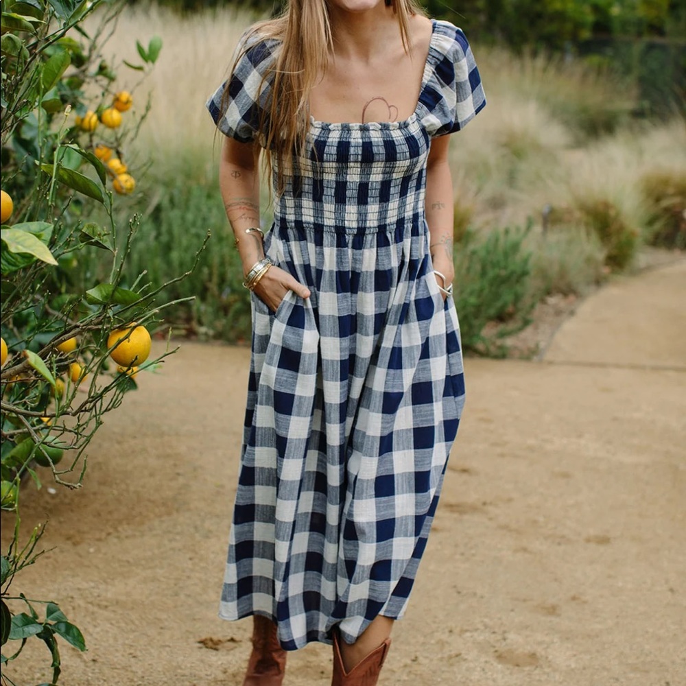 Picnic plaid Barrett dress